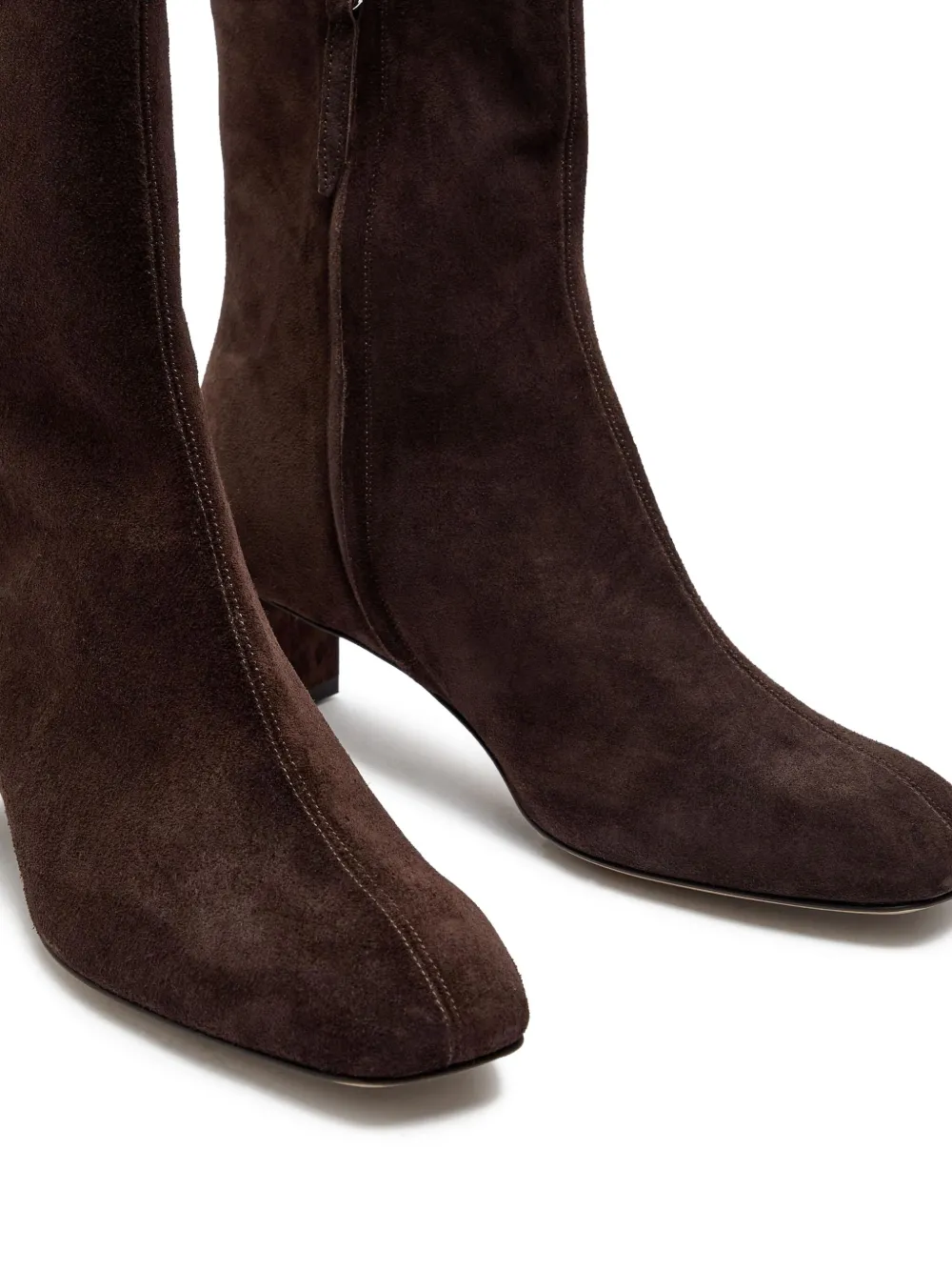 Aeyde 45mm Millie suede block-heel boots | Ankle Boots | Image 2