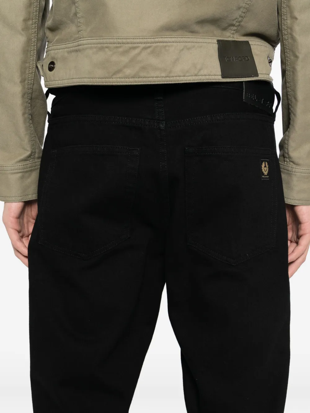 Belstaff B69 Straight-leg Jeans In Black