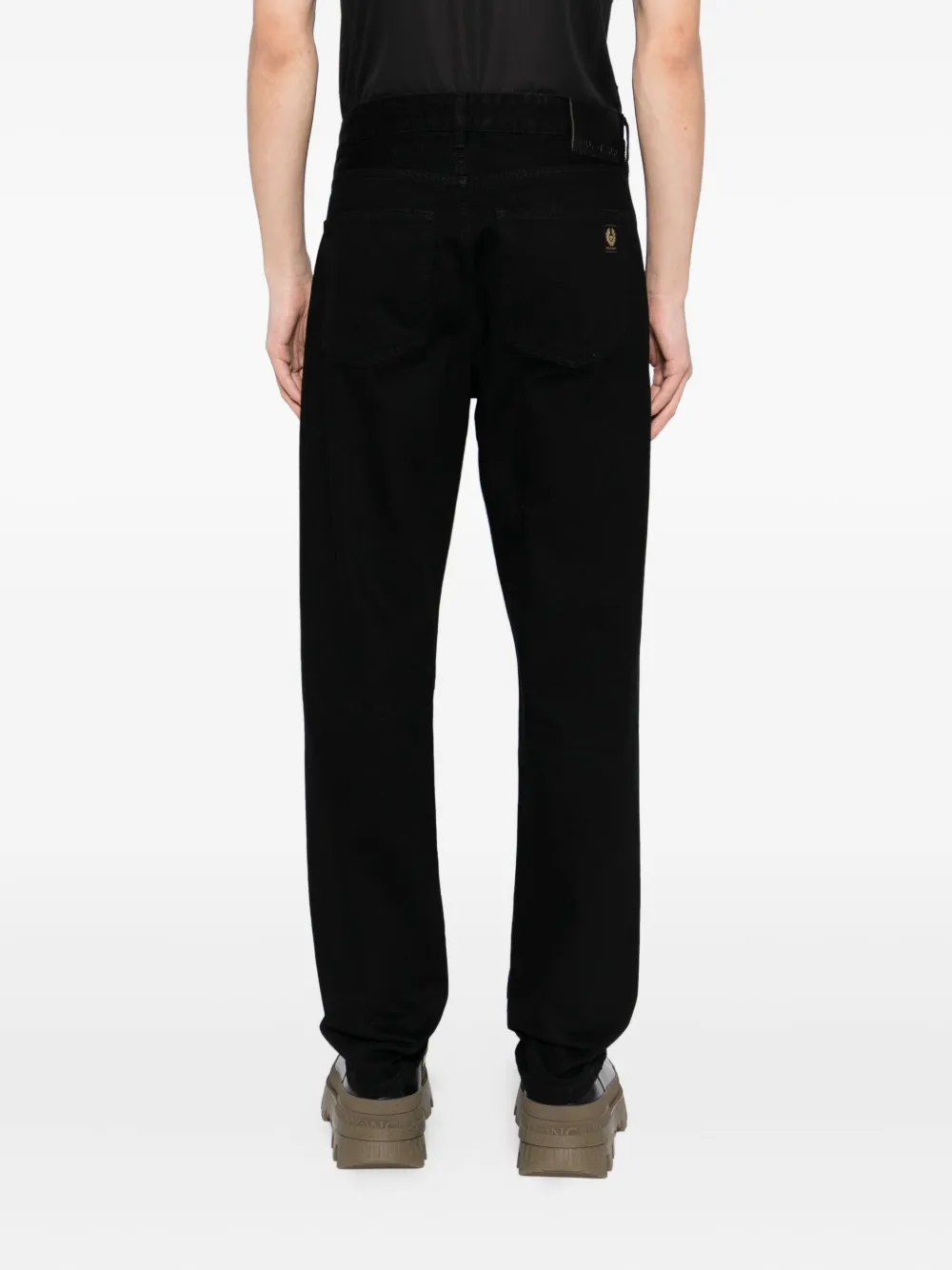 Belstaff B69 Straight-leg Jeans In Black