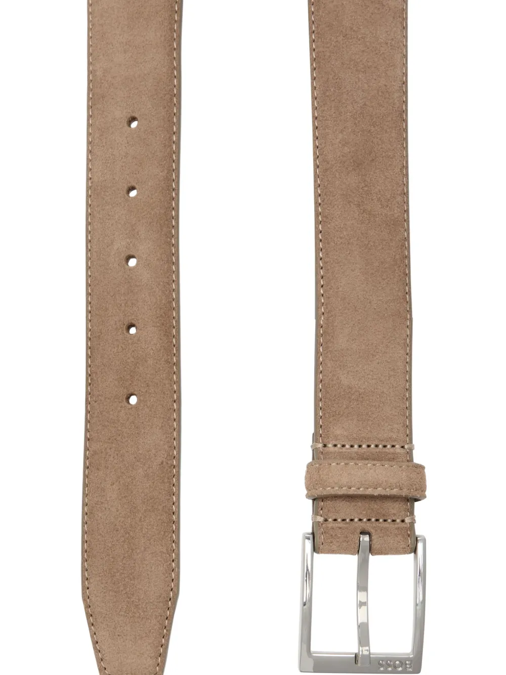 BOSS Riem met gegraveerd logo - Beige