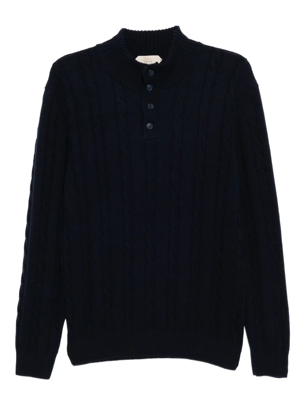 Aurélien cable-knit jumper | Blue | Image 1
