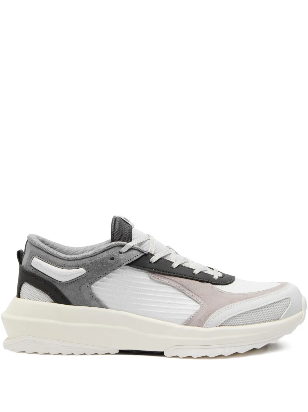 Apl Athletic Propulsion Labs Athletic Propulsion Labs Jogger Panelled Suede Sneakers In White