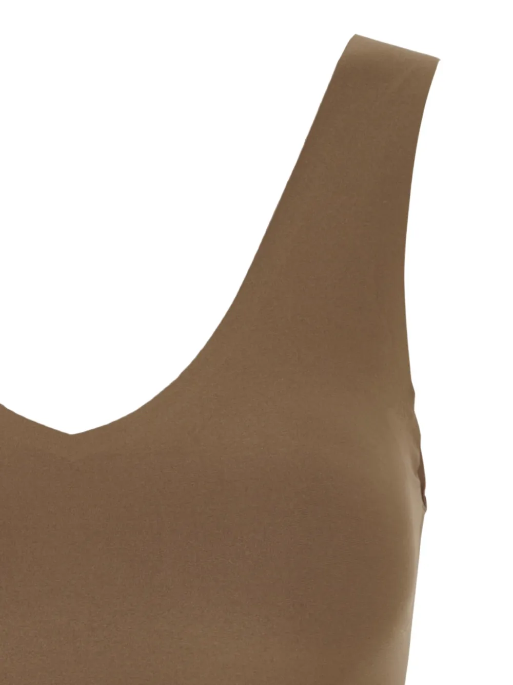 Chantelle V-neck Padded Bra - Brown 