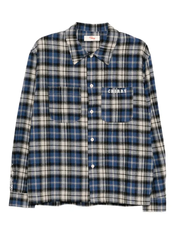 Cherry LA チェック フランネルシャツ | ブルー | FARFETCH JP