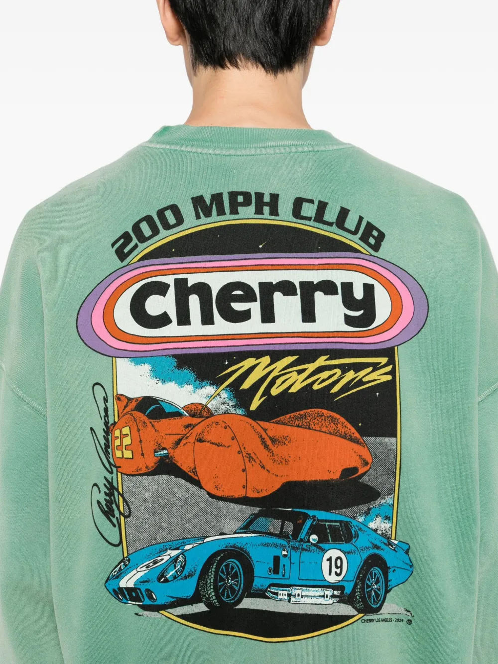 Cherry La American Sweatshirt In Green