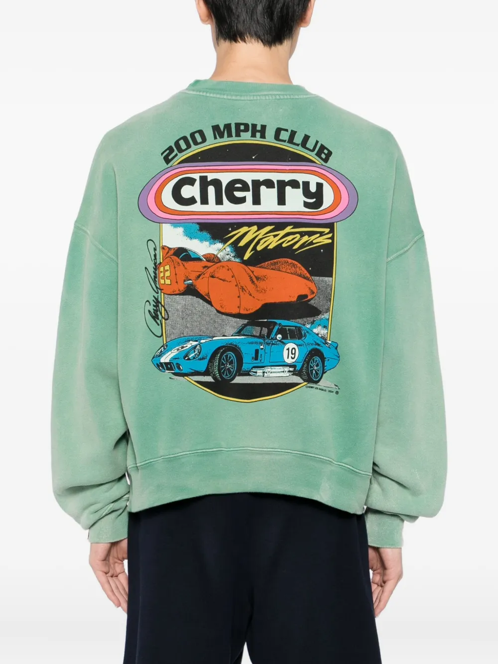 Cherry La American Sweatshirt In Green