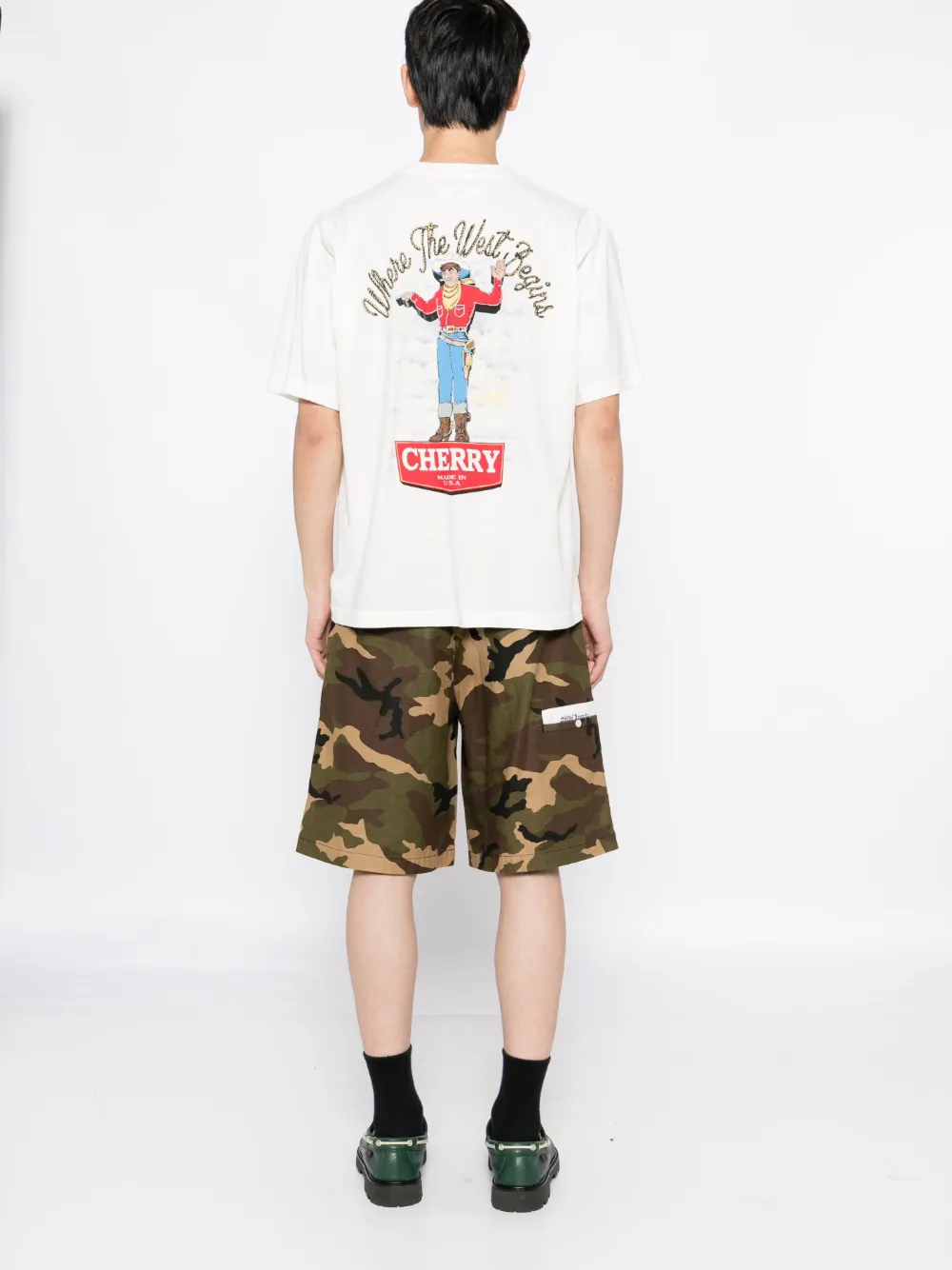 Cherry La Where The West Begins T-shirt In White