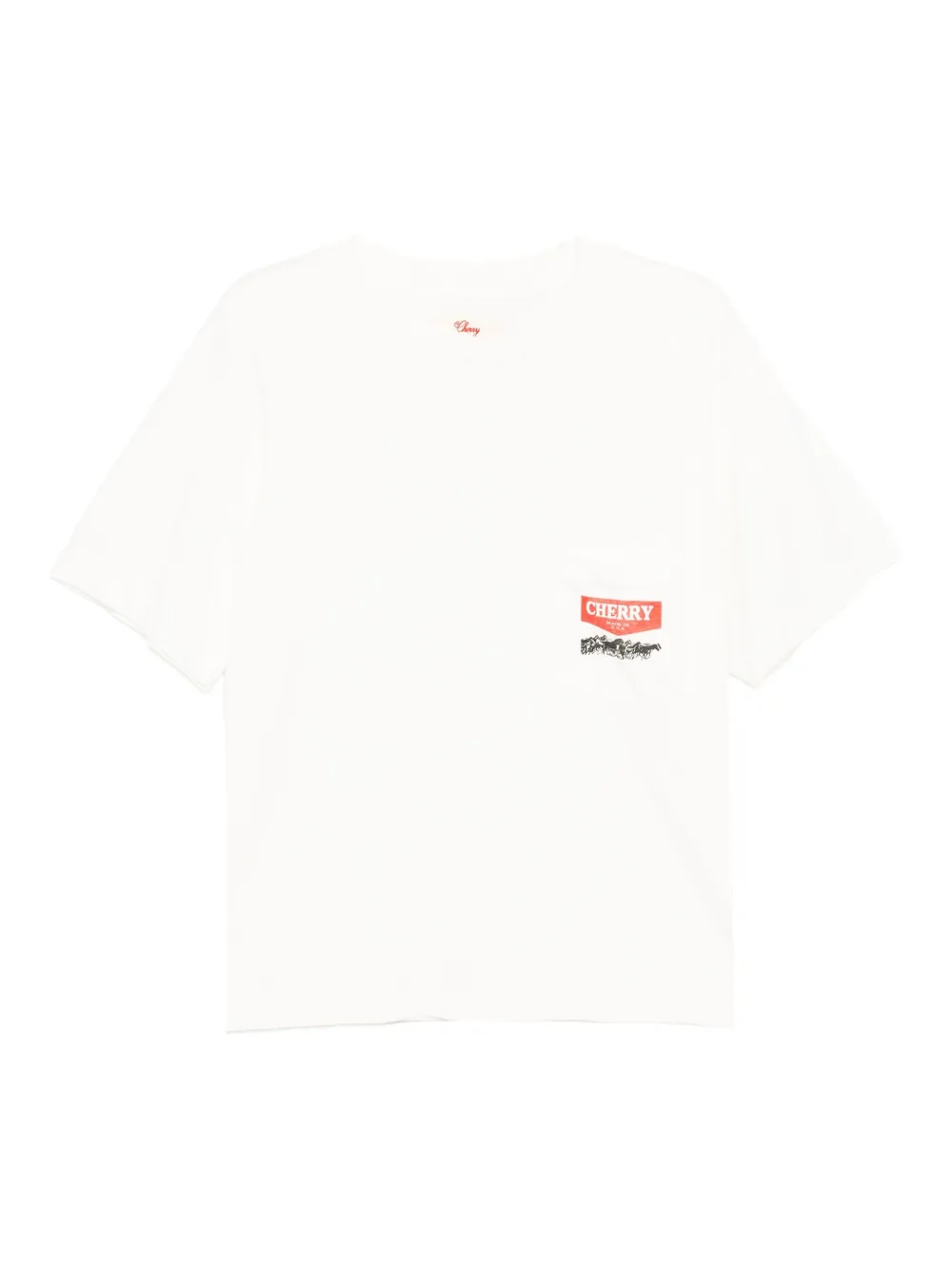Cherry LA playera Western Chevron | blanco | Image 1