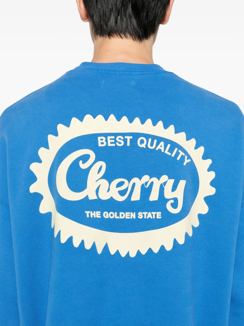 Cherry La Logo-print Sweatshirt In Blue