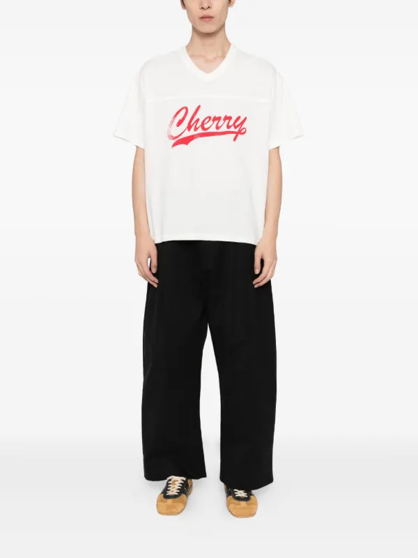 Cherry LA Football T-shirt | White | FARFETCH