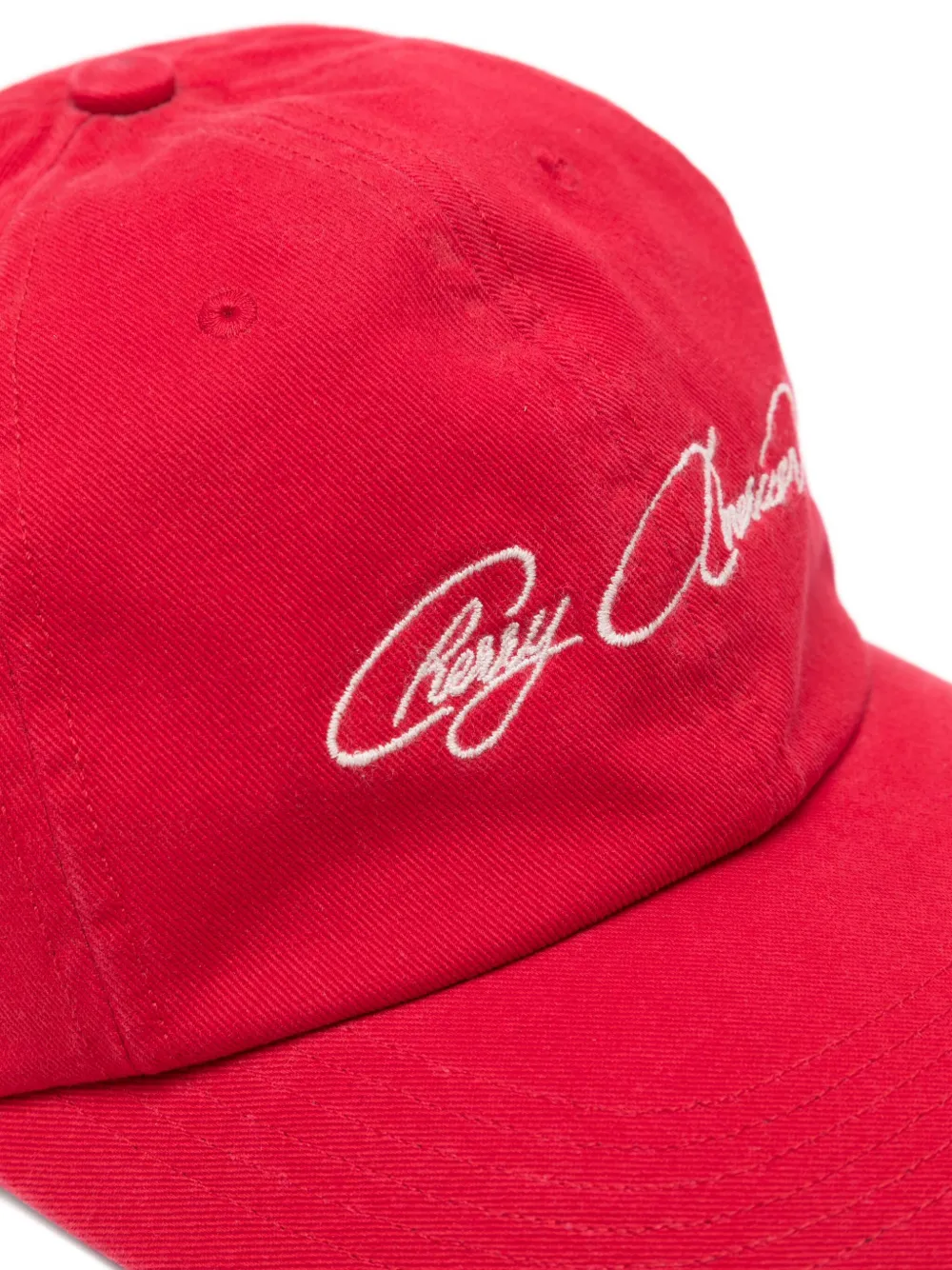 Cherry La Cherry American Unstructured Cap In Red