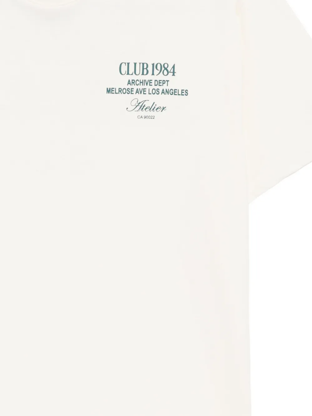 CLUB 1984 LA Dept T-shirt Beige