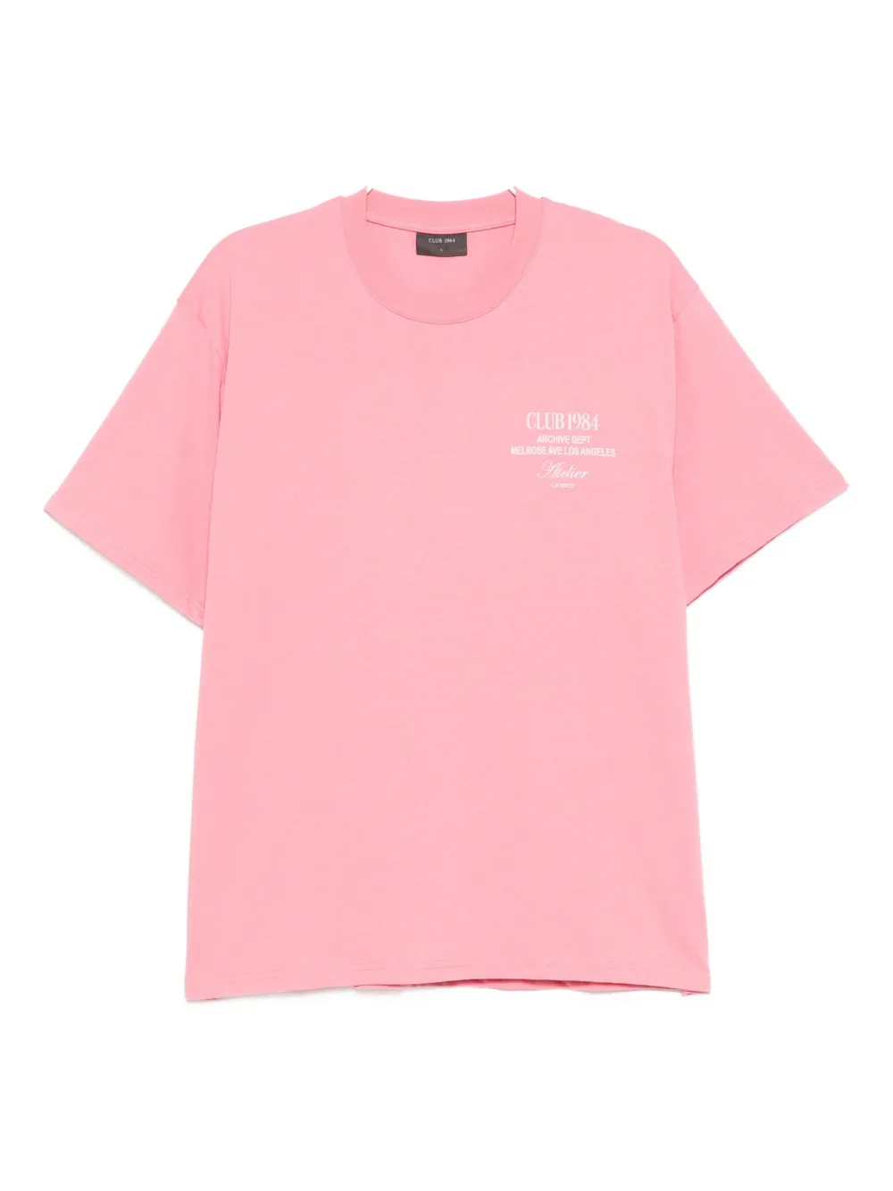 CLUB 1984 LA dept T-shirt | Pink | Image 1