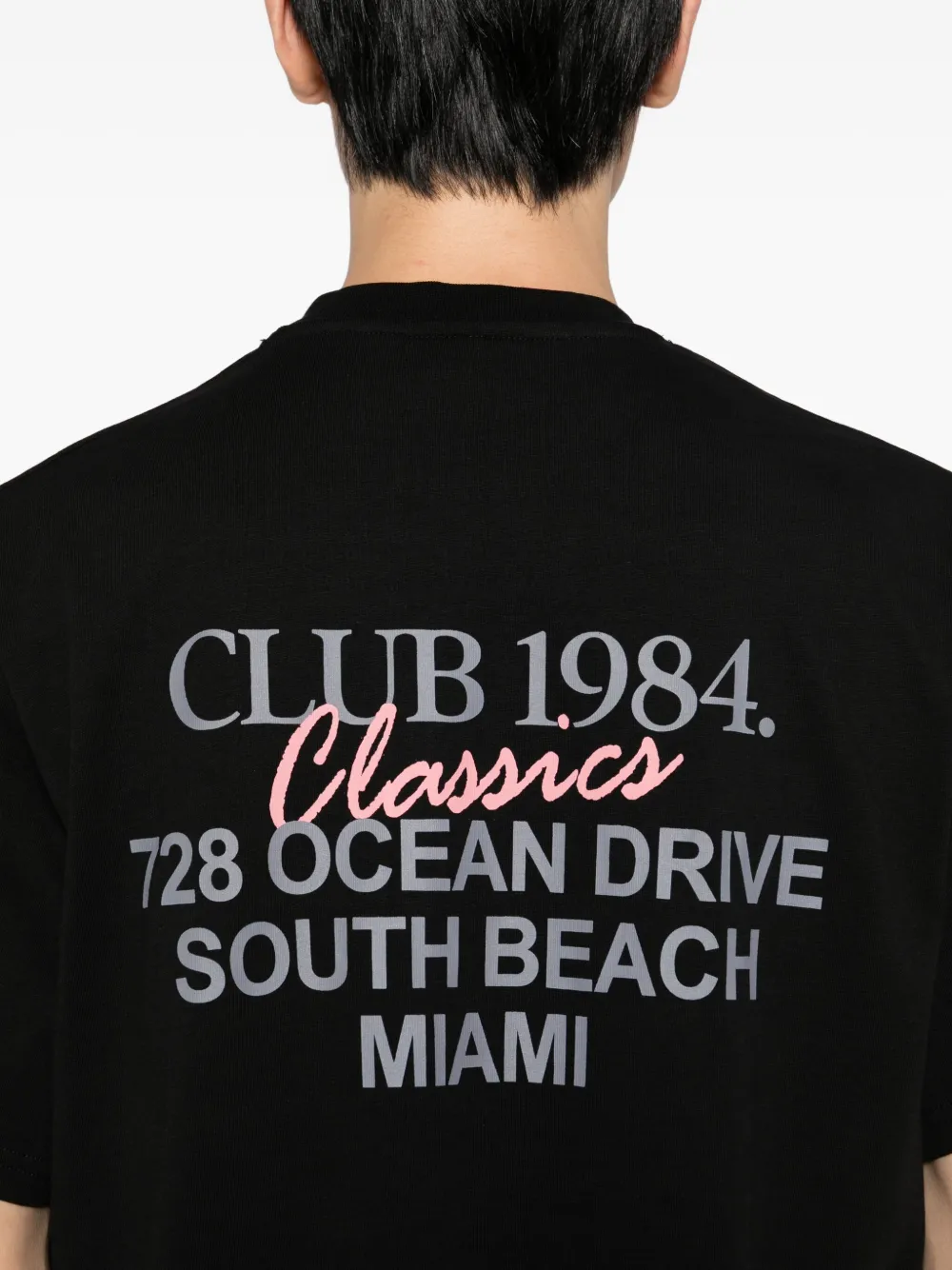 CLUB 1984 Vice City T-shirt Zwart