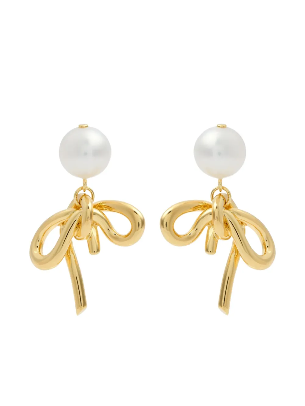 Completedworks 18K gold-plated bow earrings | ذهبي | Image 1