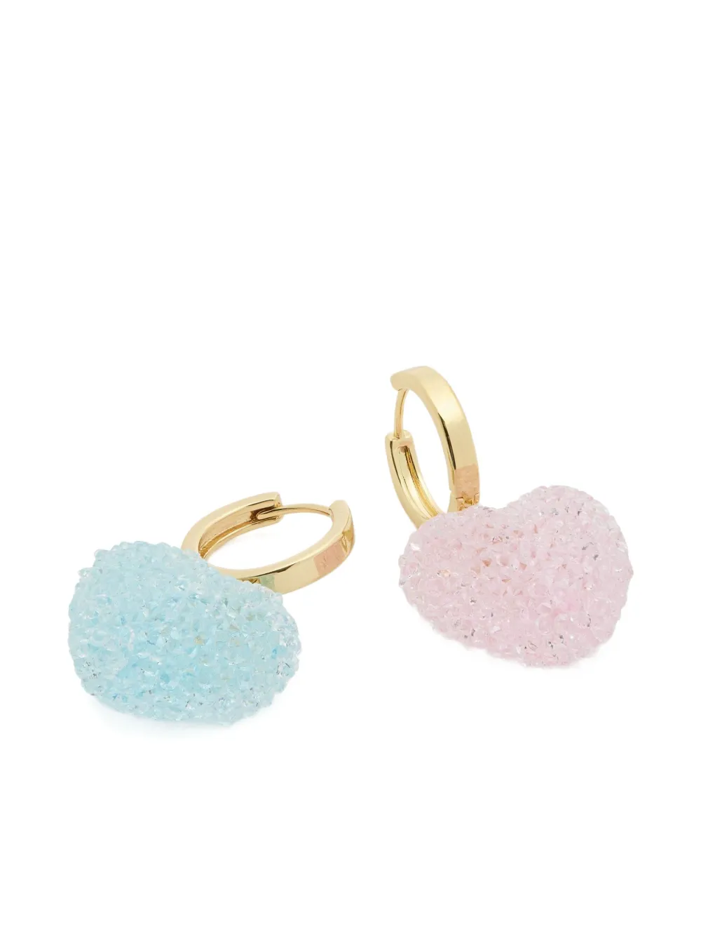 Crystal Haze Jelly heart earrings | Image 2