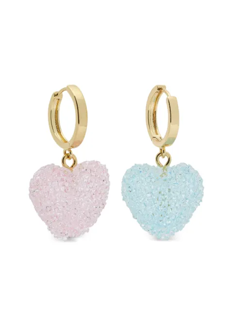 Crystal Haze Jelly heart earrings