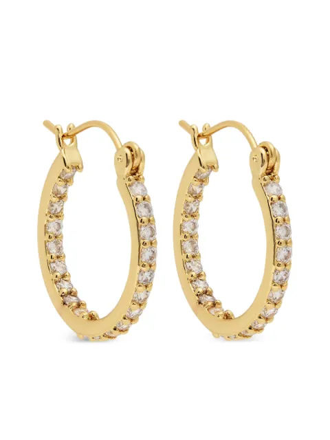 Crystal Haze mini Serena crystal-embellished hoop earrings