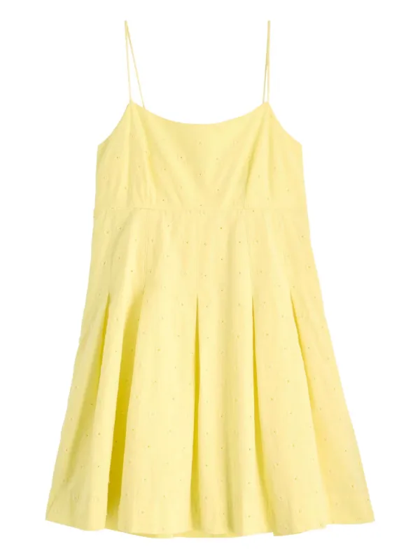 DAMSON MADDER Iris Mini Dress | Yellow | FARFETCH GE