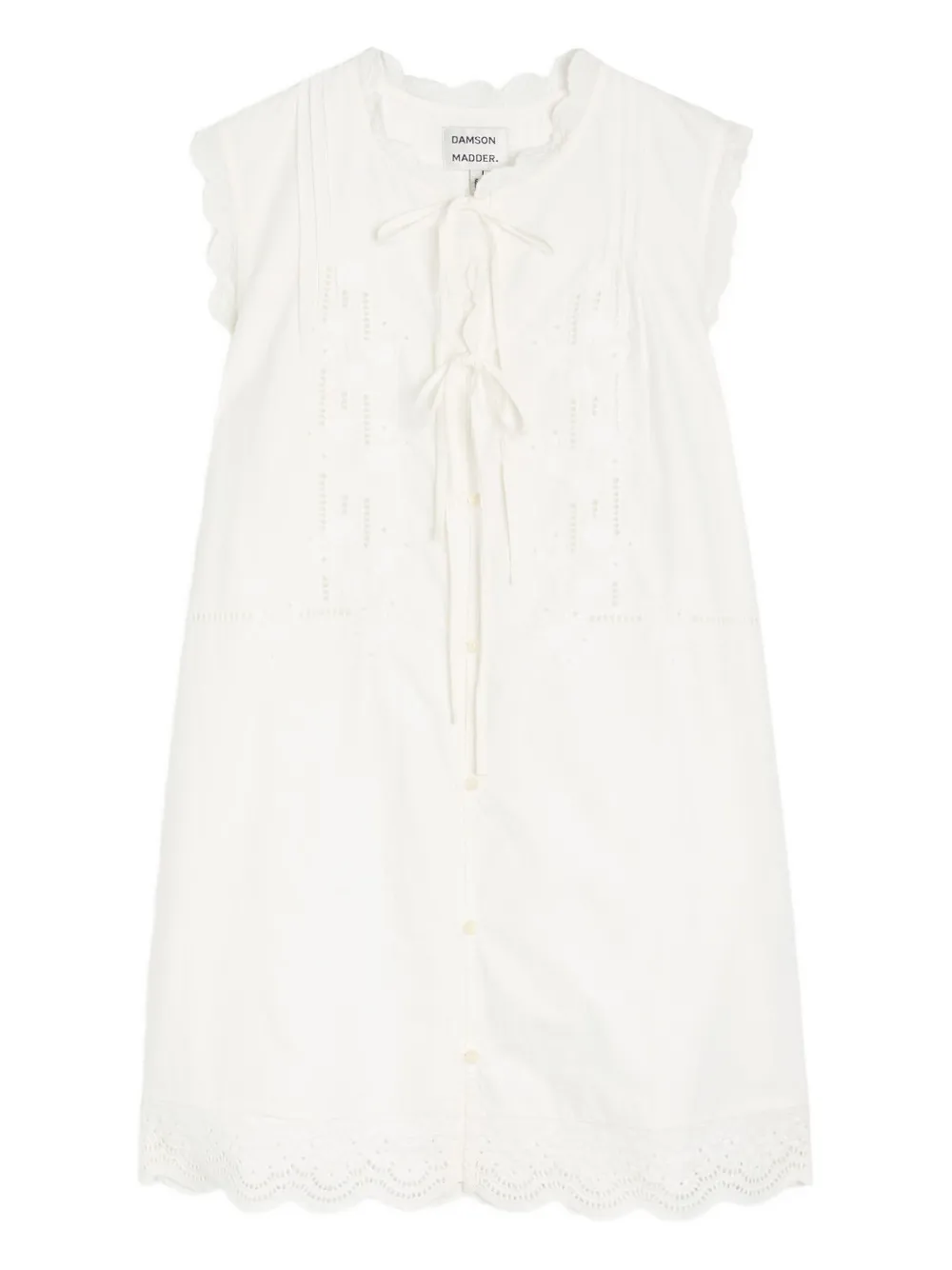 DAMSON MADDER Blondey mini dress - Bianco