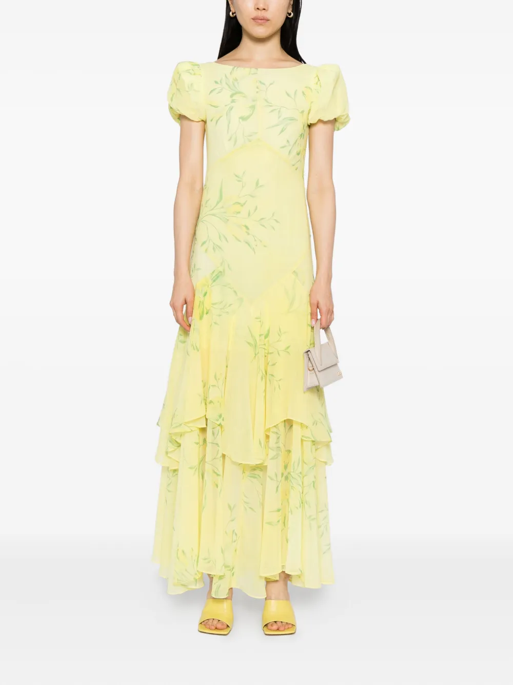 De La Vali Anetta maxi-jurk - Geel