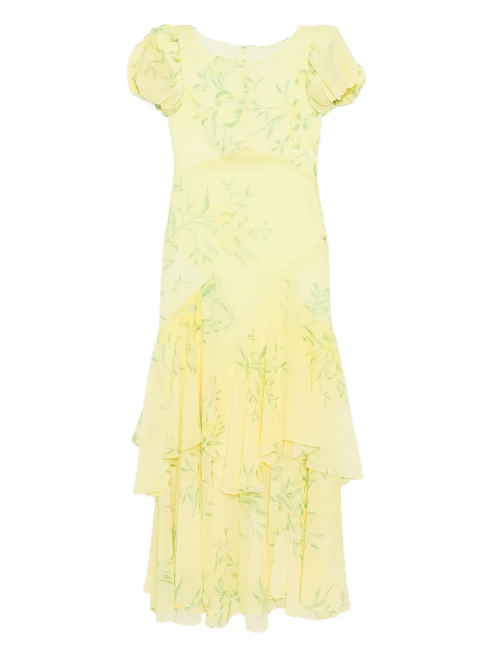 De La Vali Anetta Maxi Dress In Yellow
