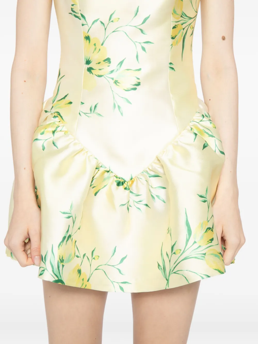 De La Vali Mini-jurk Geel