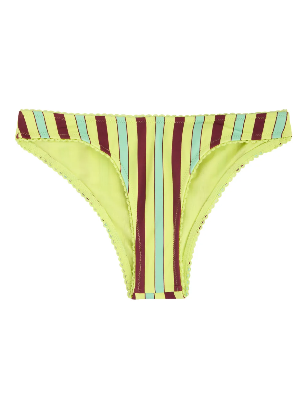 DAMSON MADDER striped bikini bottom - Giallo