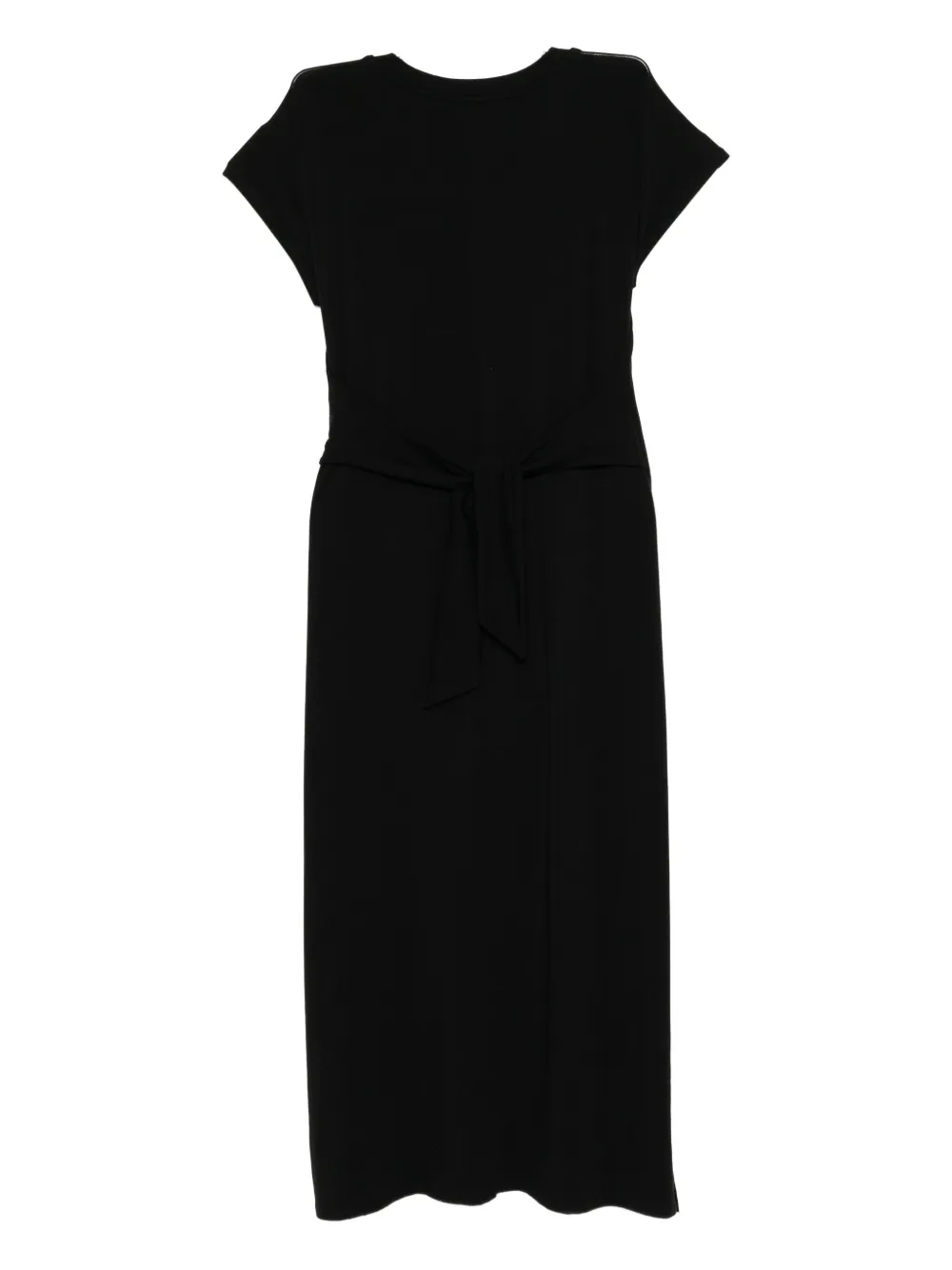 Eileen Fisher Jurk met ronde hals - Zwart