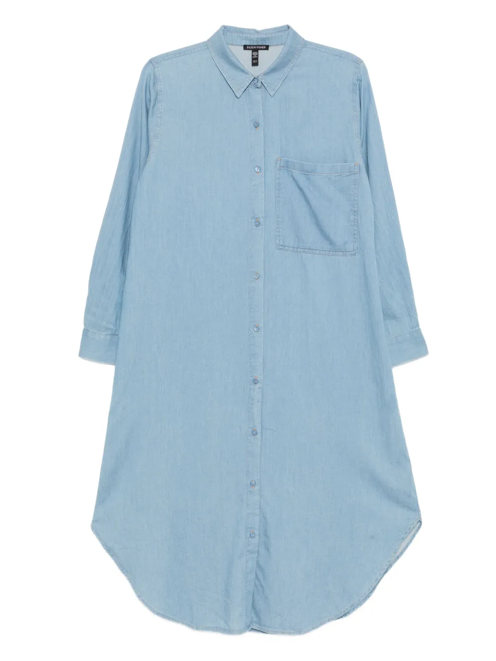 Eileen Fisher organic cotton shirt dress | Blue | Image 1