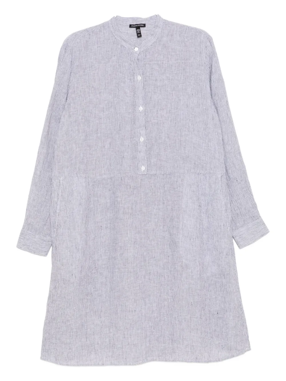 Eileen Fisher linen striped dress - Grigio