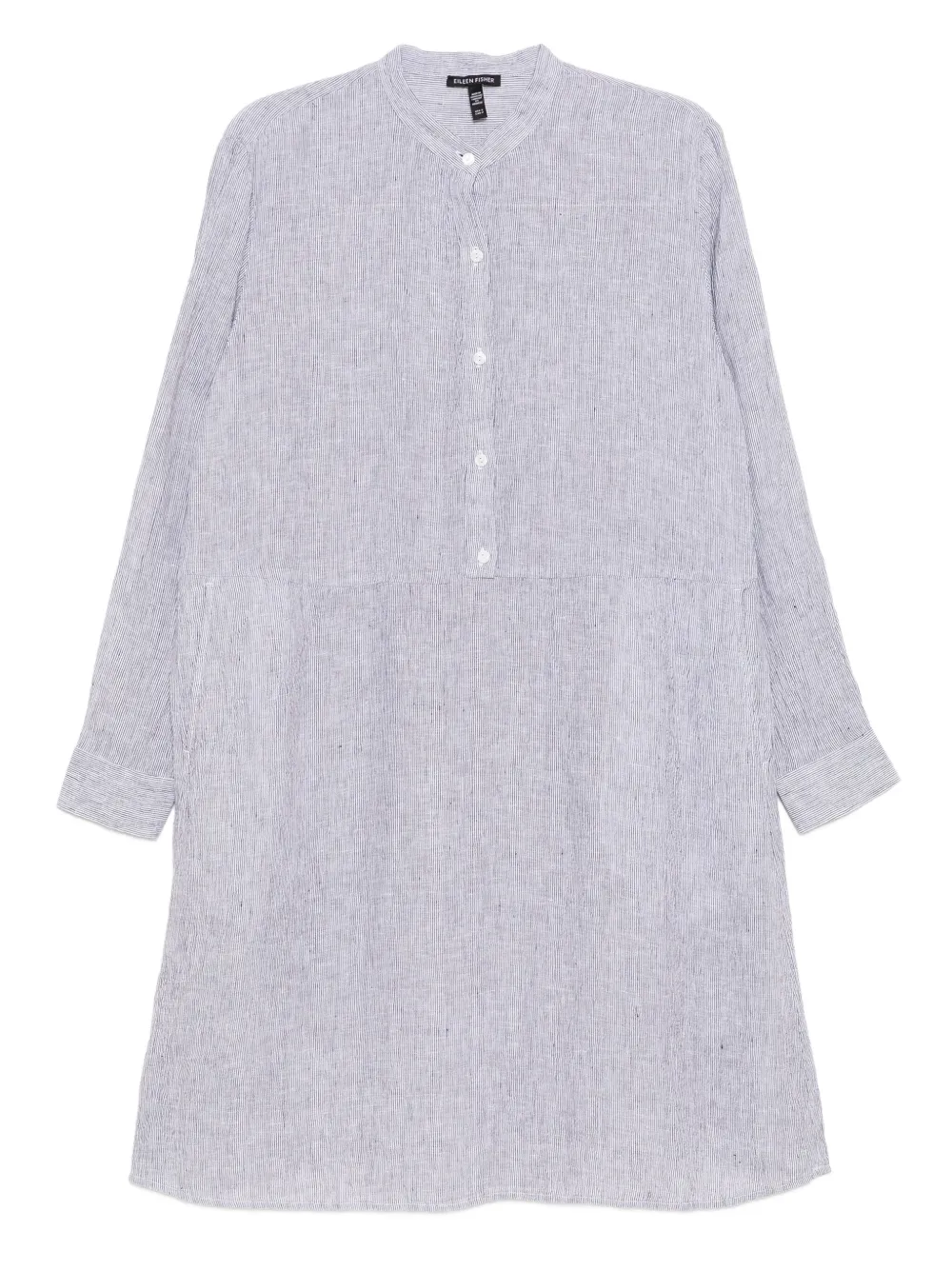 Eileen Fisher linen striped dress | Grey | Image 1