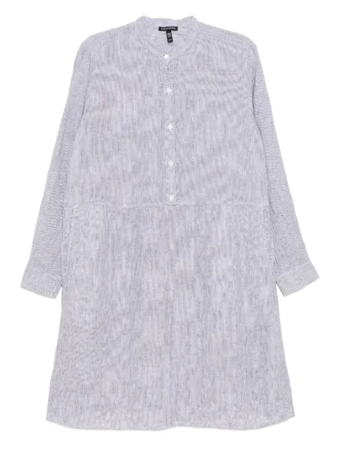 Eileen Fisher linen striped dress