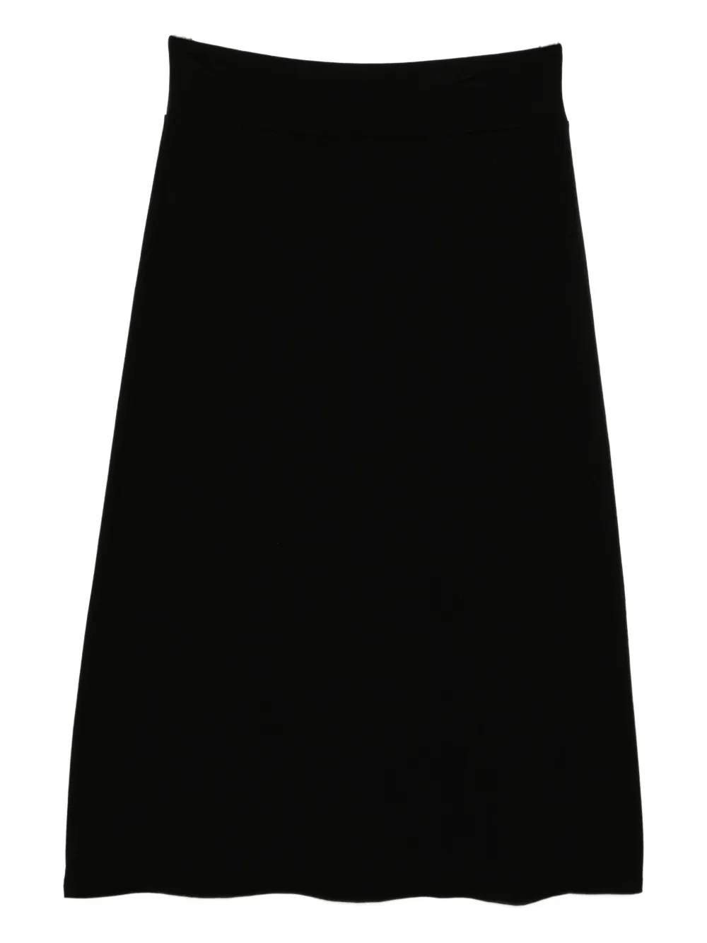 Eileen Fisher Knitted Midi Skirt In Black