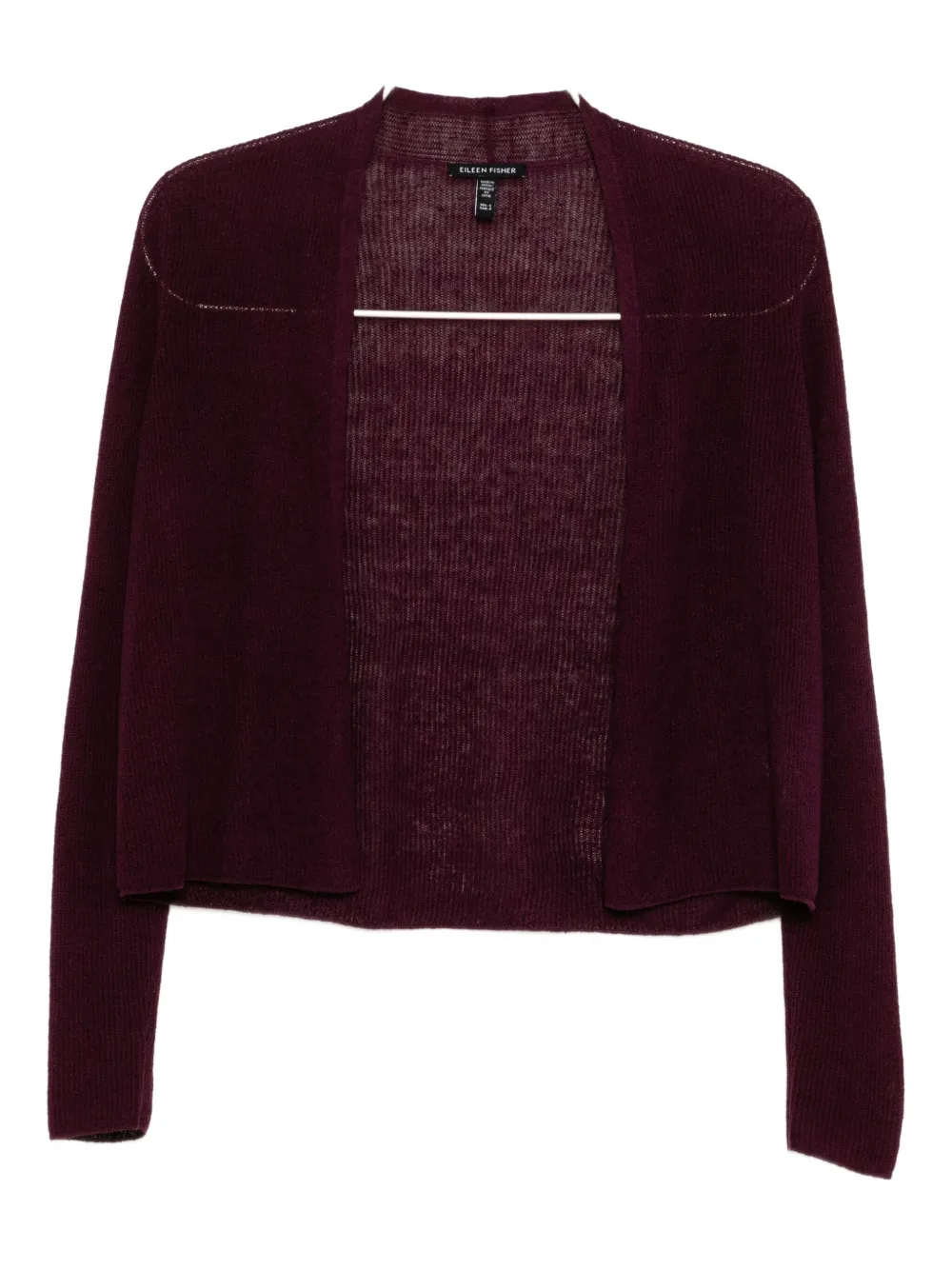 Eileen Fisher Single-breasted Cardigan In Purple