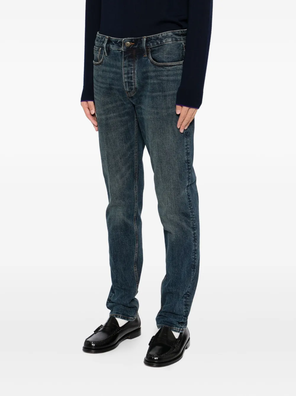 Emporio Armani J75 jeans Blauw