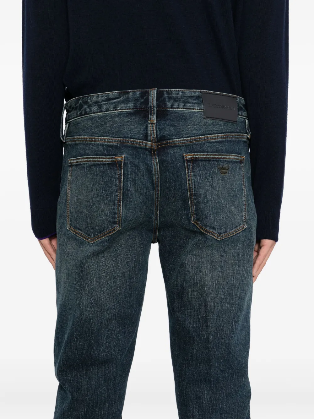 Emporio Armani J75 jeans Blauw