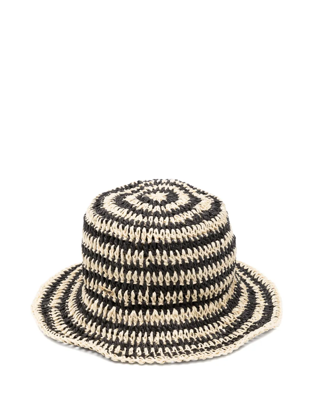 Eugenia Kim Jonah Striped Straw Bucket Hat In Multi