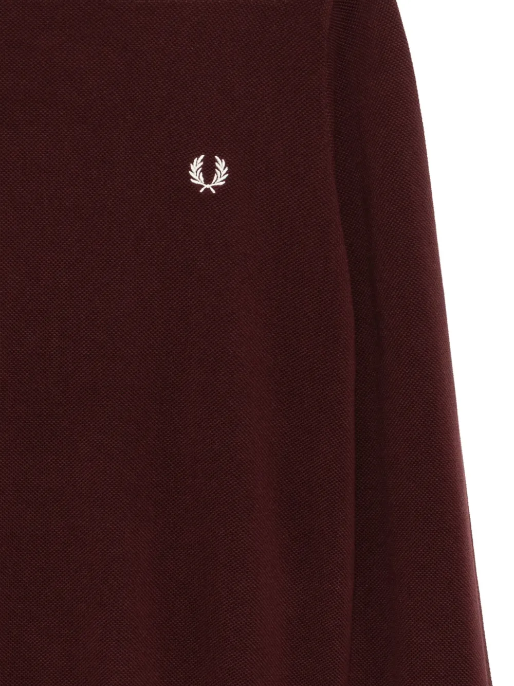 Fred Perry Sweater met geborduurd logo Rood