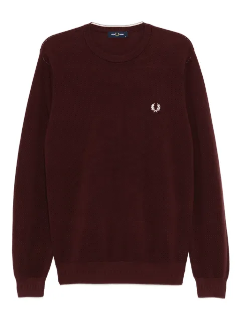 Fred Perry logo-embroidered sweatshirt