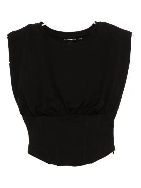Good American crew neck tank top