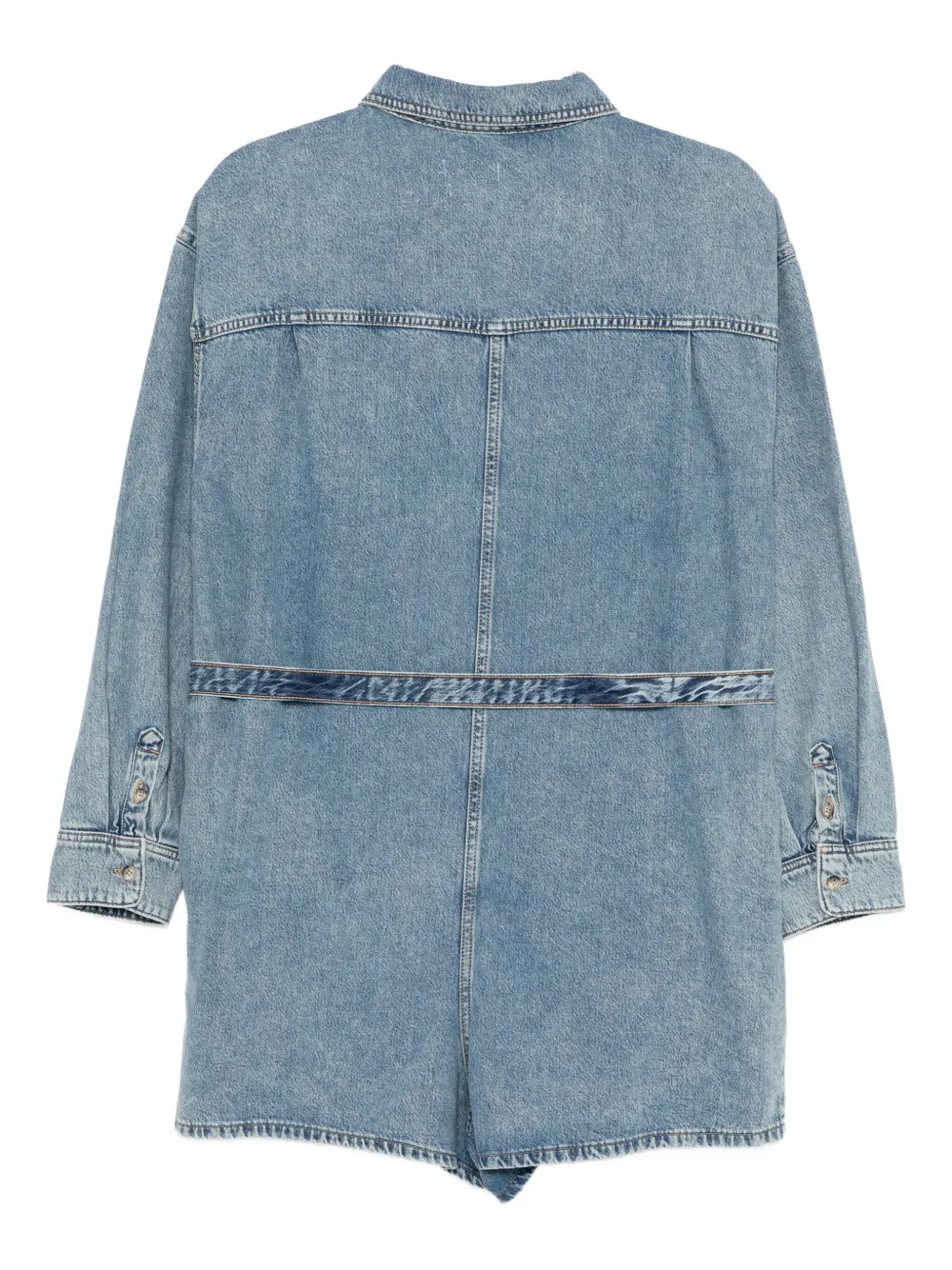 Good American Weightless Denim playsuit - Blauw
