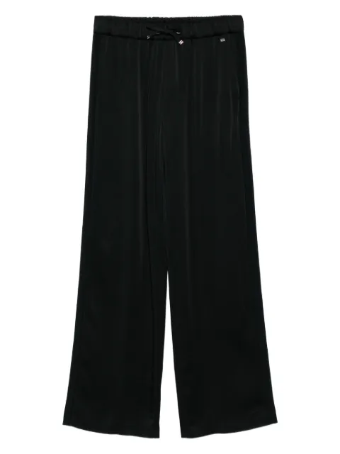 Herno satin drawstring trousers
