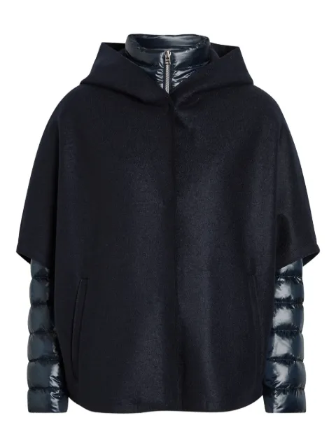 Herno hooded sleeve detail jacket
