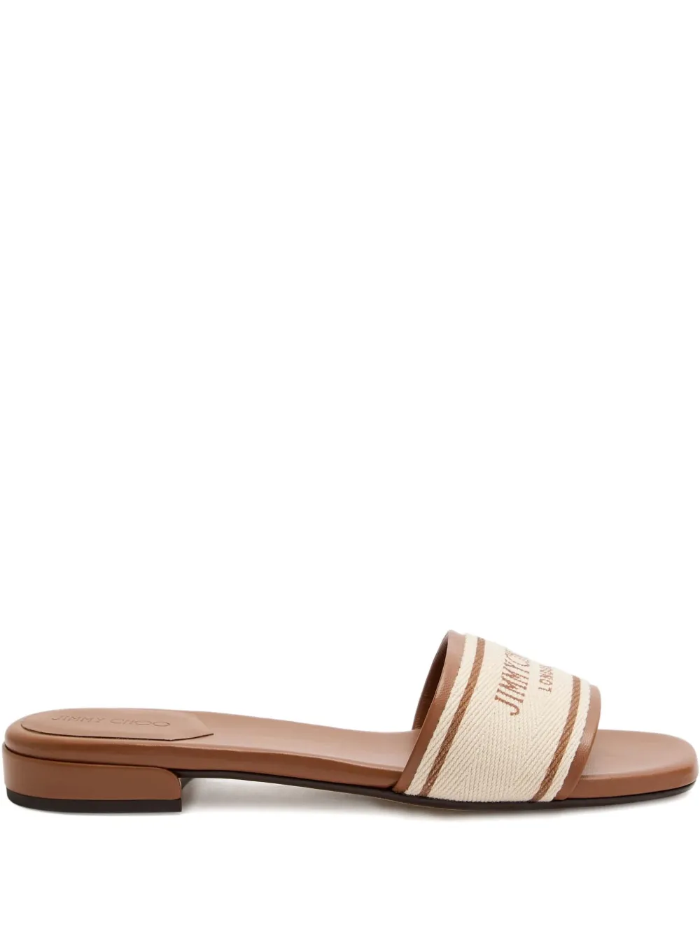 Jimmy Choo Joa leather sandals Brown