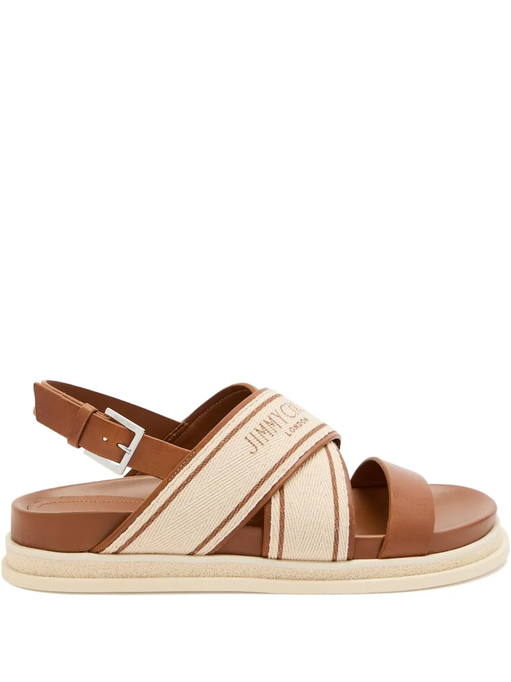 Jimmy Choo Joa leather sandals Brown