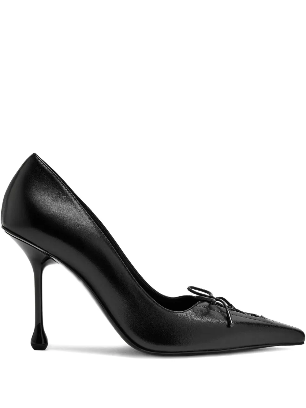 Jimmy Choo 95 Scarlett Laced Pumps In Animal Print