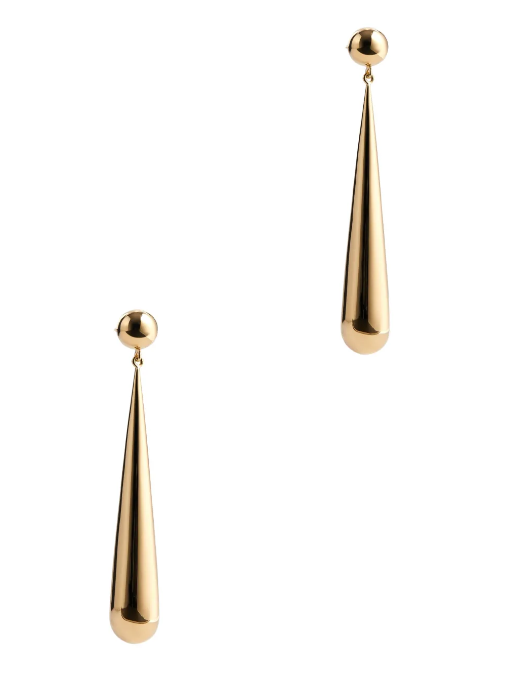 LIE STUDIO sphere drop earrings - Goud