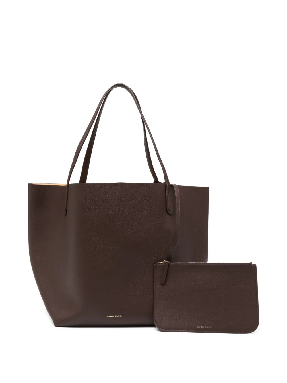 Mansur Gavriel Everyday zachte shopper Bruin