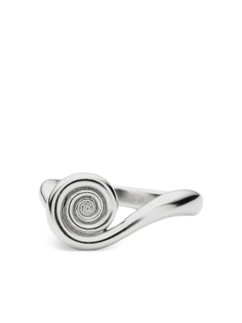 Missoma spiral-motif stacking ring